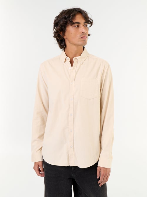 Chemise en velours côtelé - Kiabi Chemise en velours côtelé - Kiabi