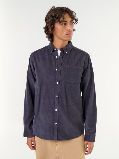 Chemise en velours côtelé - Kiabi Chemise en velours côtelé - Kiabi
