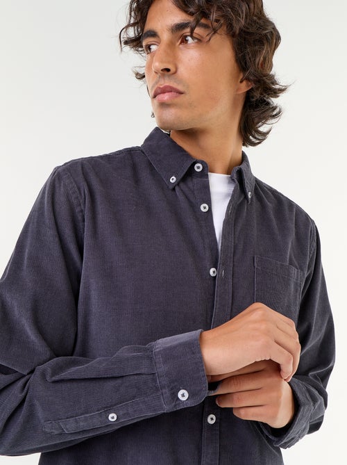 Chemise en velours côtelé - Kiabi Chemise en velours côtelé - Kiabi