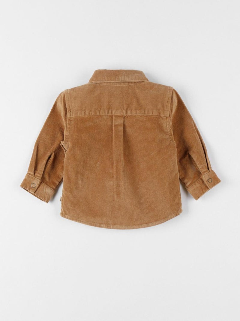 Chemise en velours côtelé, caramel Noukie's Marron - Kiabi