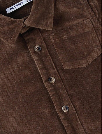 Chemise en velours côtelé, caramel Noukie's