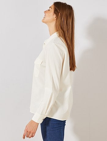 Chemise en velours côtelé - Kiabi