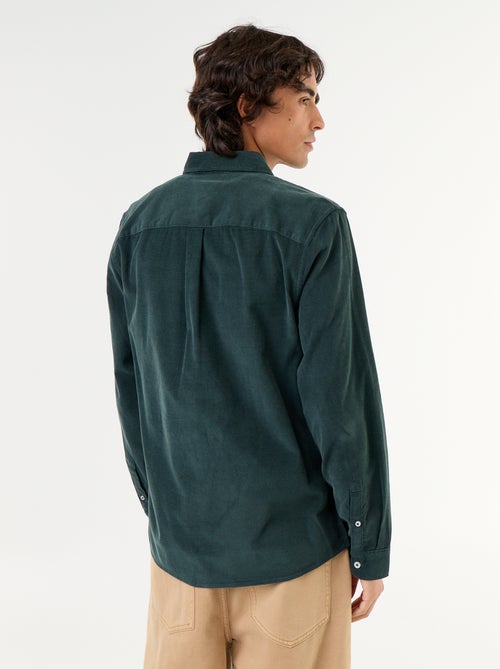 Chemise en velours côtelé - Kiabi Chemise en velours côtelé - Kiabi
