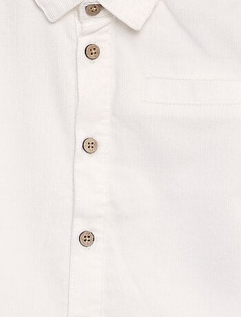 Chemise BIBA Avec Drapeau Blanc - Taille 2 Femme - Occasion Très Bon état - Top Casual