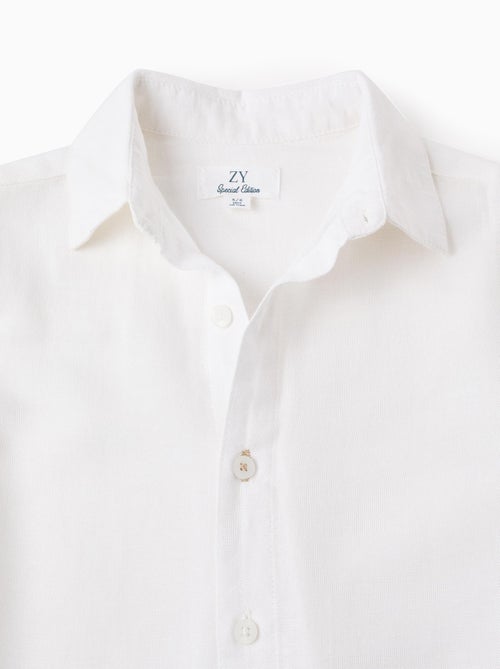 Chemise en Viscose, Coton et Lin - Kiabi