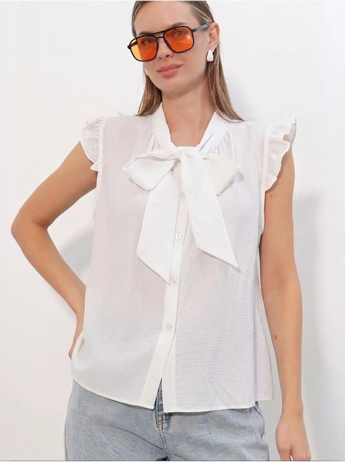 Chemise en viscose et nylon bdart - Kiabi Chemise en viscose et nylon bdart - Kiabi
