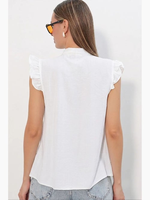 Chemise en viscose et nylon bdart - Kiabi Chemise en viscose et nylon bdart - Kiabi