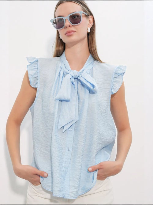 Chemise en viscose et nylon bdart - Kiabi Chemise en viscose et nylon bdart - Kiabi