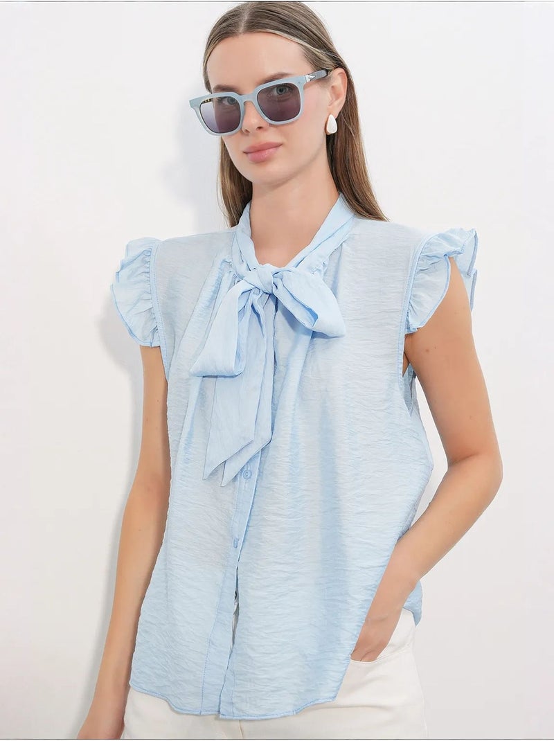 Chemise en viscose et nylon bdart Bleu ciel - Kiabi