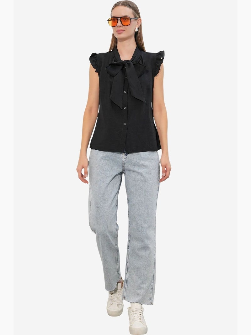 Chemise en viscose et nylon bdart Noir - Kiabi