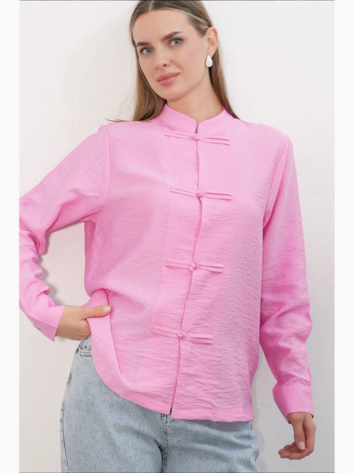 Chemise en viscose et nylon bdart - Kiabi Chemise en viscose et nylon bdart - Kiabi