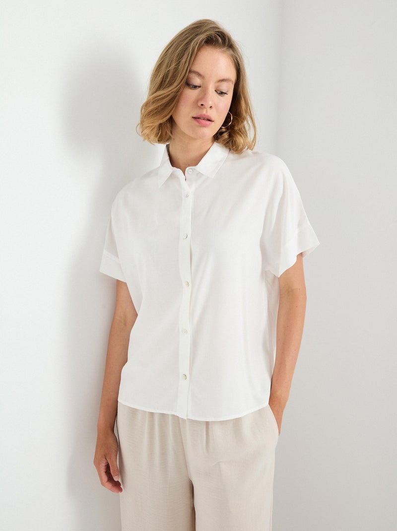 Chemise en viscose MO Fashion Beige - Kiabi