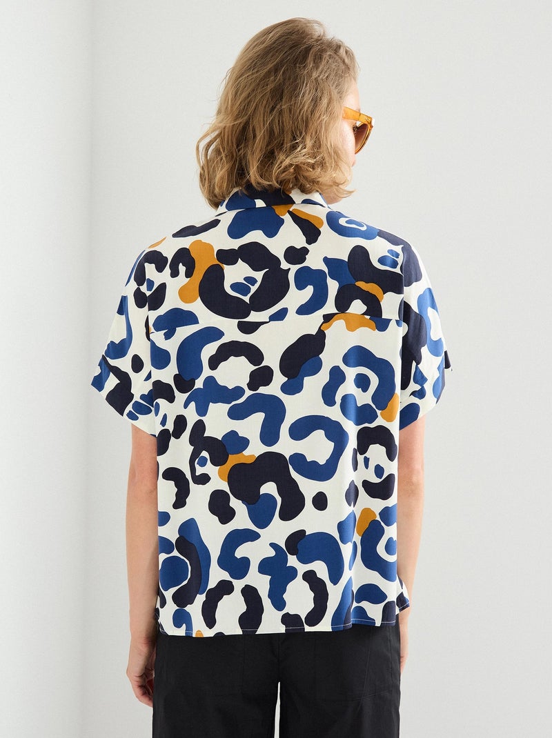 Chemise en viscose MO Fashion Bleu - Kiabi