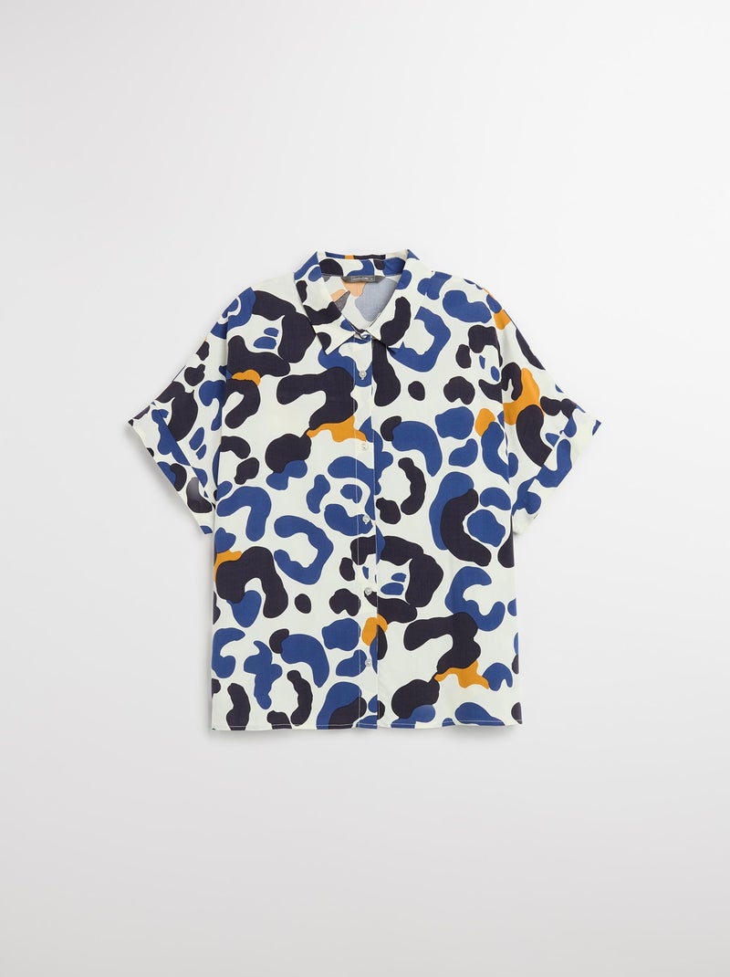 Chemise en viscose MO Fashion Bleu - Kiabi