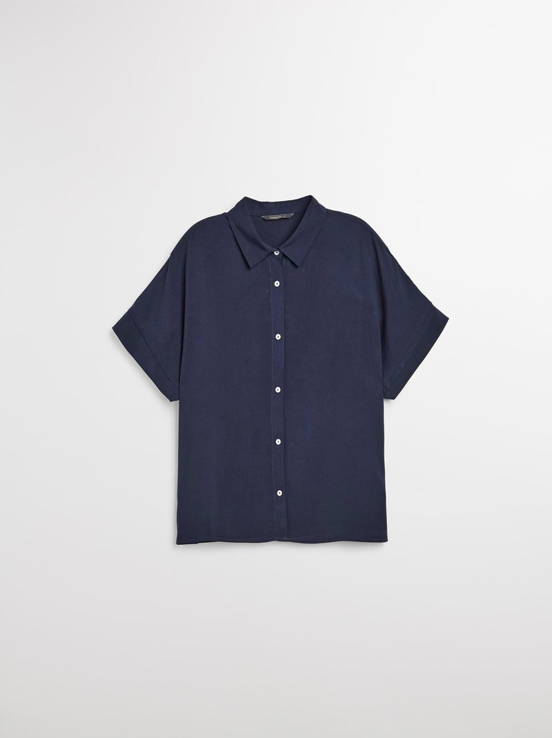 Chemise en viscose MO Fashion Bleu - Kiabi