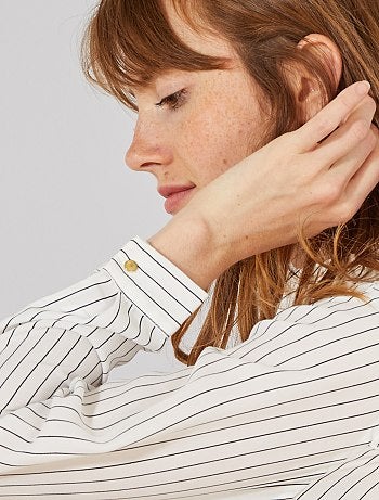 Chemise en voile crêpé - Kiabi