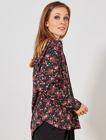 Chemise en voile crêpé - Kiabi