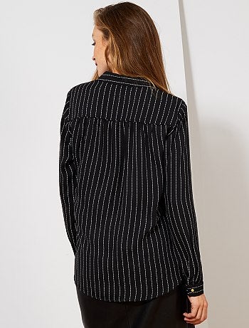 Chemise en voile crêpé - Kiabi