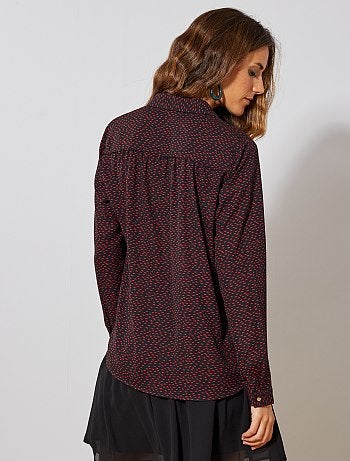 Chemise en voile crêpé - Kiabi