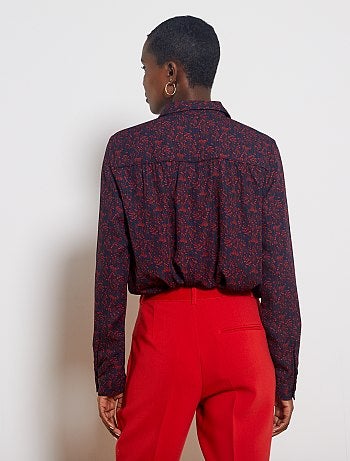 Chemise en voile crêpé - Kiabi