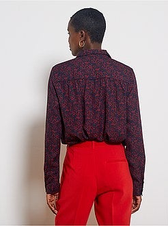 Chemise en voile crêpé - Kiabi