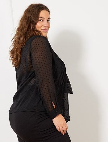 Chemise en voile plumetis - Kiabi