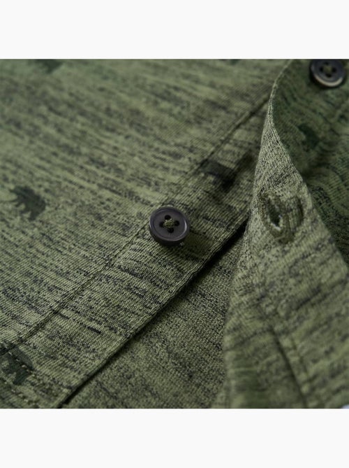Chemise enfant à boutons imprimé animal en coton mélangé - vidaxl - Kiabi Chemise enfant à boutons imprimé animal en coton mélangé - vidaxl - Kiabi