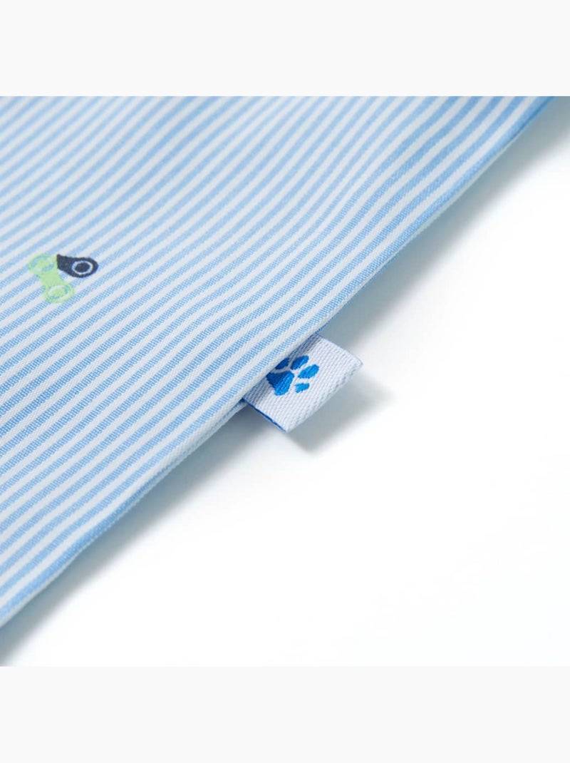 Chemise enfant en coton à col pointu clair - vidaxl Bleu - Kiabi