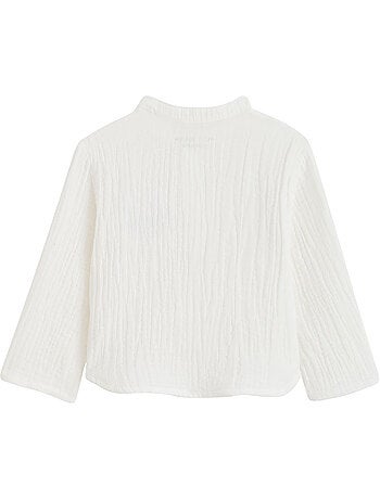 Chemise enfant en gaze de coton Auguste