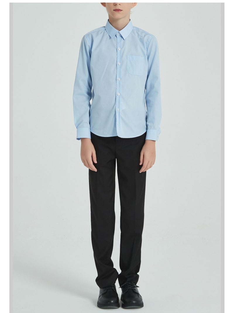 Chemise Enfant Kebello Bleu ciel - Kiabi