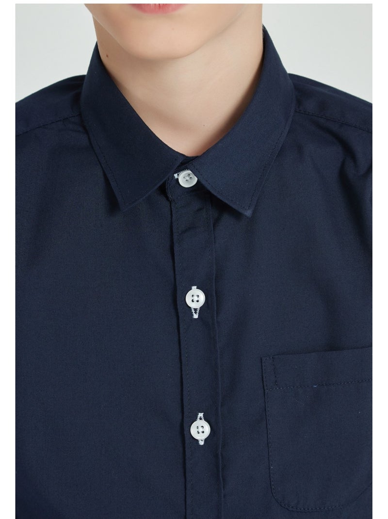 Chemise Enfant Kebello Bleu marine - Kiabi