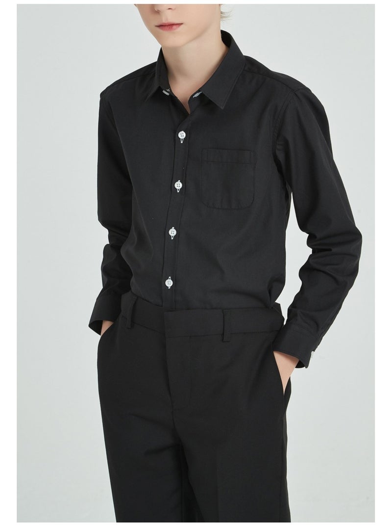 Chemise Enfant Kebello Noir Noir - Kiabi