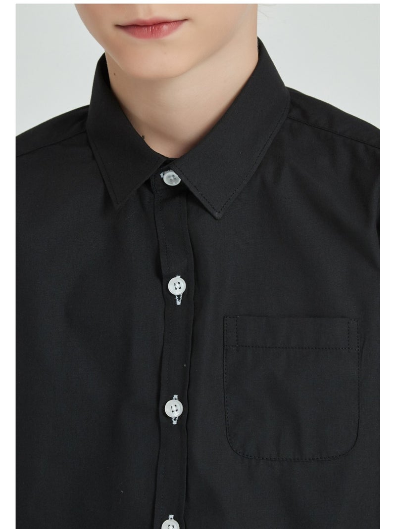 Chemise Enfant Kebello Noir Noir - Kiabi