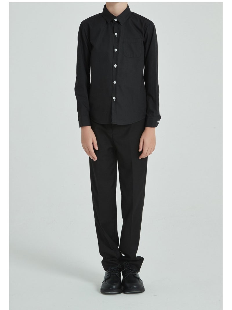 Chemise Enfant Kebello Noir Noir - Kiabi