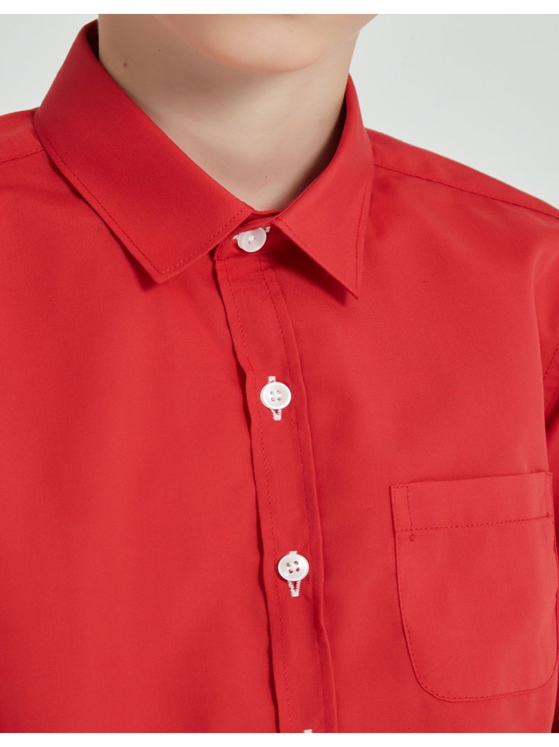 Chemise Enfant Kebello Rouge - Kiabi