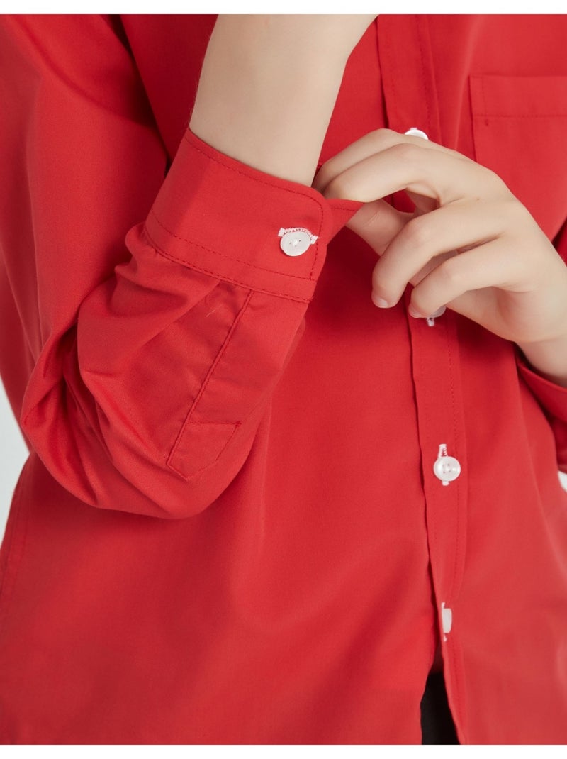 Chemise Enfant Kebello Rouge - Kiabi