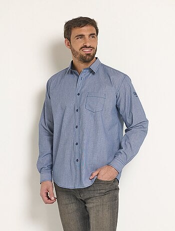 Chemise entretien facile polycoton - Afibel
