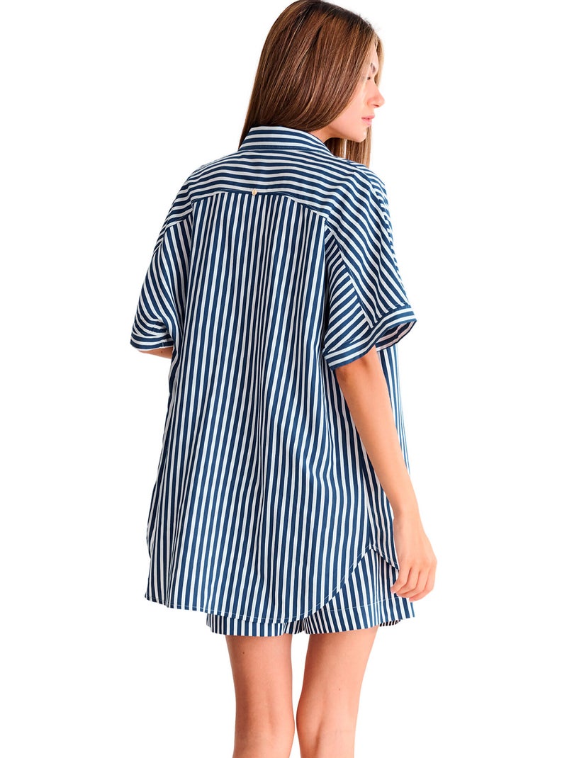 Chemise estivale manches courtes SYDNEY Bleu - Kiabi