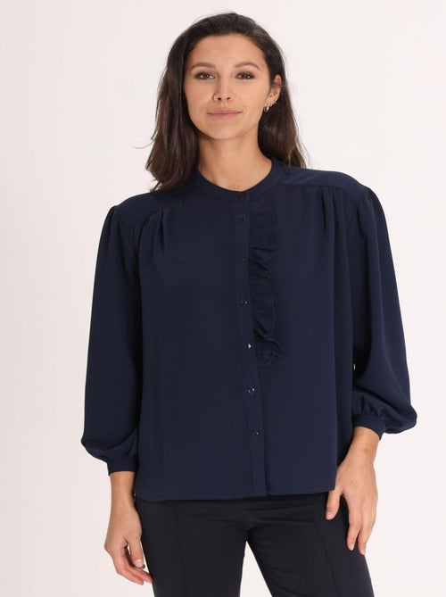 Chemise EULALIE Navy Chemise rond - Kiabi