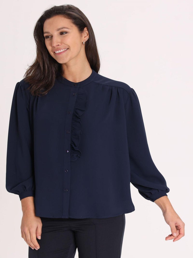 Chemise EULALIE Navy Chemise rond Bleu marine - Kiabi
