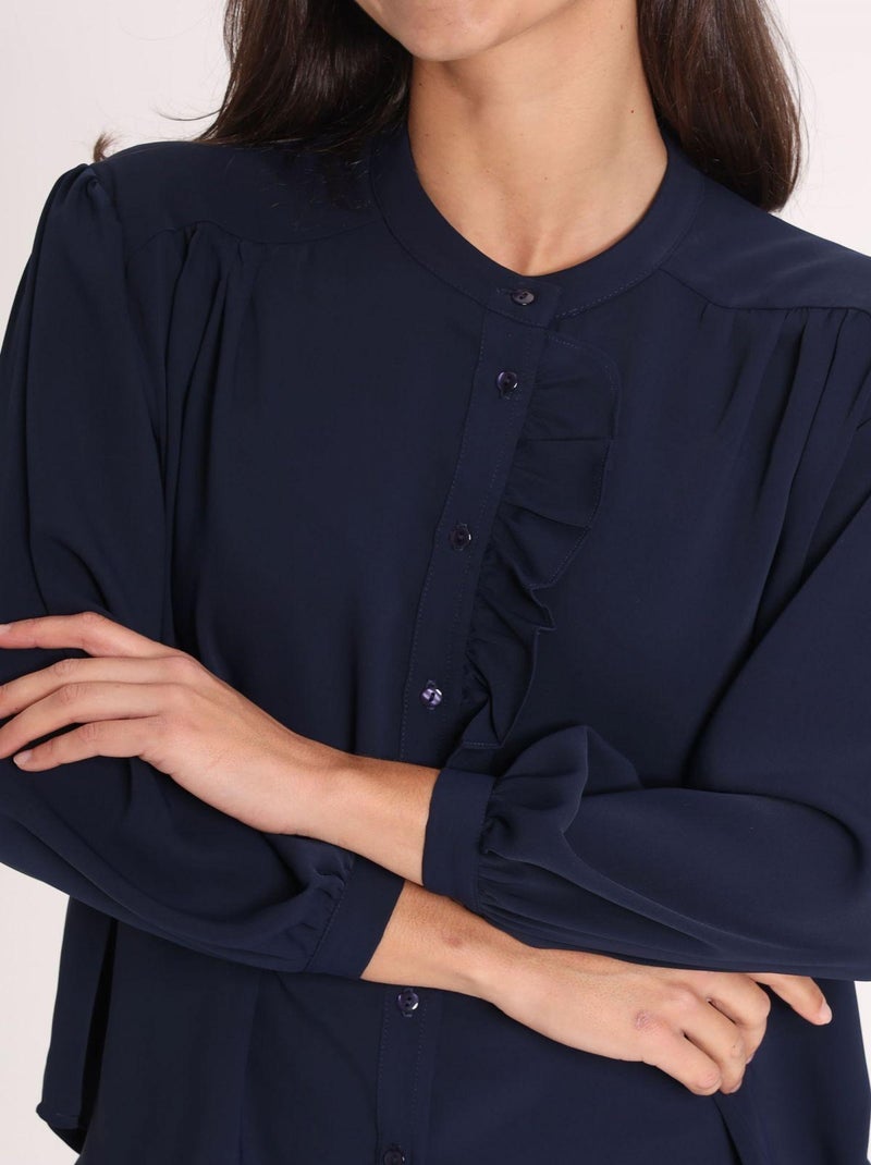 Chemise EULALIE Navy Chemise rond Bleu marine - Kiabi