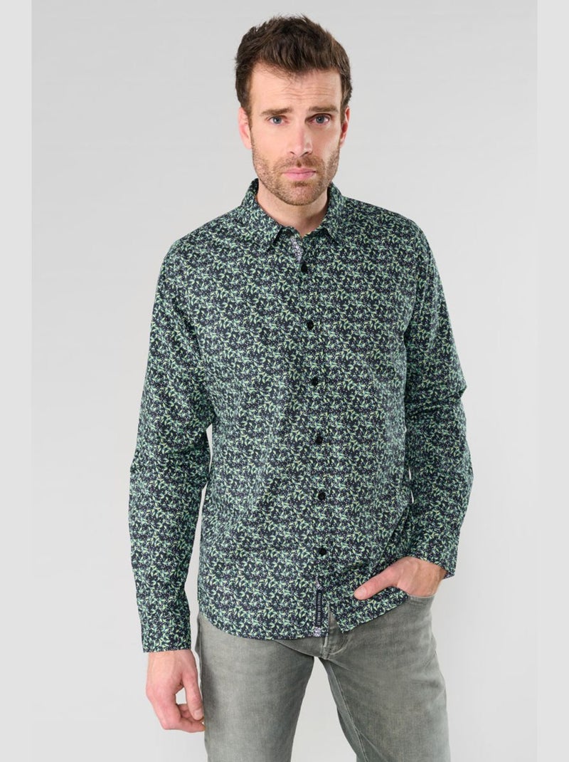 Chemise EVANS 'Le Temps Des Cerises' Noir - Kiabi
