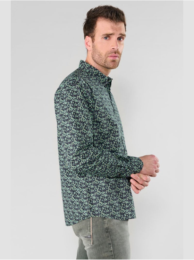 Chemise evans 'le temps des cerises' Noir - Kiabi