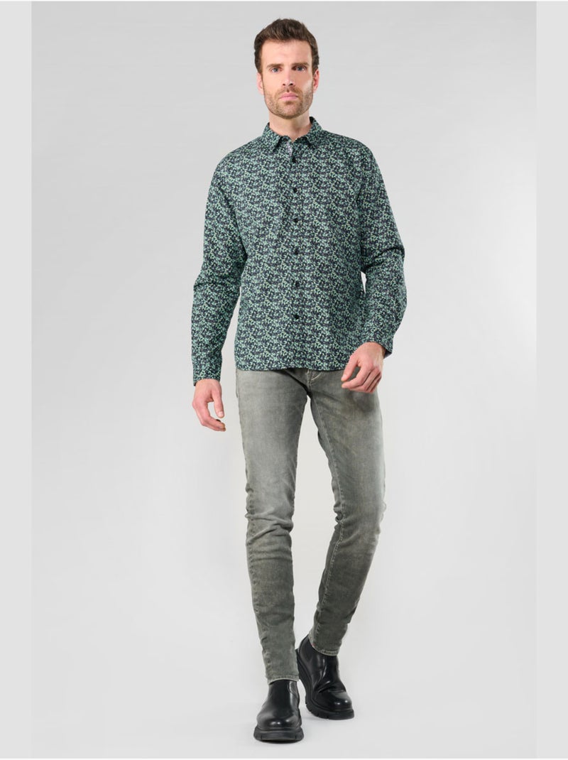 Chemise evans 'le temps des cerises' Noir - Kiabi