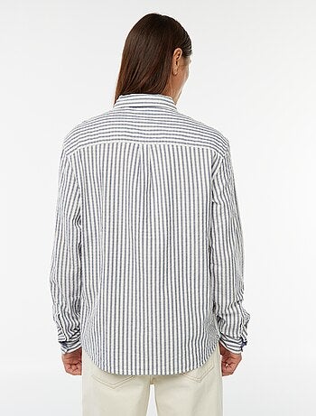 chemise fantaisie coupe confortable à manches longues
