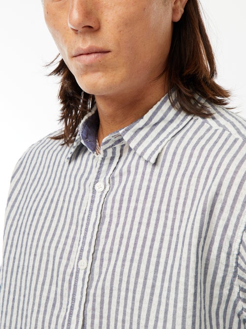 chemise fantaisie coupe confortable à manches longues - Kiabi