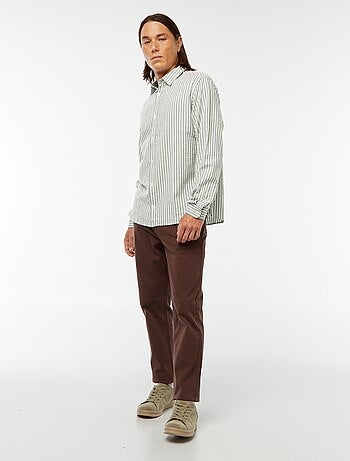 chemise fantaisie coupe confortable à manches longues