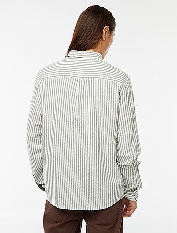 chemise fantaisie coupe confortable à manches longues