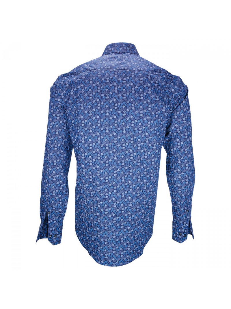 Chemise fantaisie MIRAFIORI Bleu - Kiabi