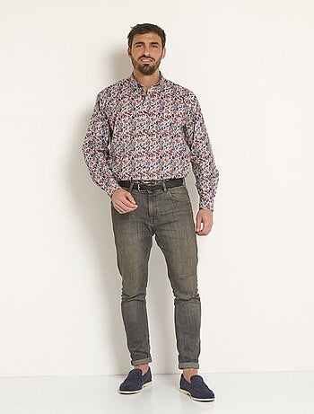 Chemise fantaisie motif cachemire - Afibel